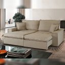 Ver imagem 1 de Sofá Cama Ágata 2,00m / Sofá sem Caixa e Molas Ensacadas Dallu Decor