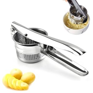 Espremedor de Batata Manual Inox 26,5x9cm - Praticidade na Cozinha