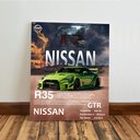 Ver imagem 5 de Kit 3 Quadro Decorativo Jdm Carro Kuruma Placa Mdf 28x20cm