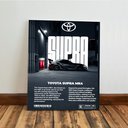 Ver imagem 4 de Kit 3 Quadro Decorativo Jdm Carro Kuruma Placa Mdf 28x20cm