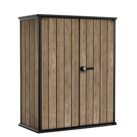 Armário Externo Vertical Signature 1400l – Textura Madeira – Keter