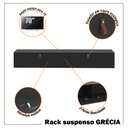 Ver imagem 2 de Rack com Painel Ripado Suspenso para Tv até 70 Polegadas 2 Portas Grécia 180cm