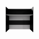 Ver imagem 6 de Balcão Atendimento Recepção Escritório 90 Cm X 110 Cm F5 Cor:cinza Sagrado com Preto