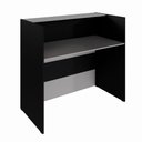 Ver imagem 5 de Balcão Atendimento Recepção Escritório 90 Cm X 110 Cm F5 Cor:cinza Sagrado com Preto
