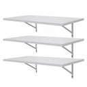 Ver imagem 1 de Kit 3 Prateleiras Mdf 90x30 Mão Francesa