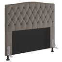 Ver imagem 3 de Cabeceira Cama Box Casal Itália 140 Cm Suede Mv Estofados Italia