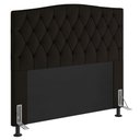Ver imagem 2 de Cabeceira Cama Box Casal Itália 140 Cm Suede Mv Estofados Italia