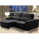 Ver imagem 1 de Sofá Retrátil e Reclinável 3 Lugares Suede Aveludado 2,90M Senegal Konfort Móveis