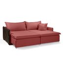 Ver imagem 2 de Sofá sem Caixa Retrátil Reclinável Mônaco 1,60m Estilo Estofados - França Linhosoft Cor "vermelho"
