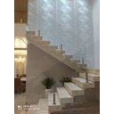 Ver imagem 4 de Kit 4 Placas Painel Decorativo Relevo Parede Impermeavel Impacto Interno Fachada 3d Pvc