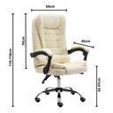 Ver imagem 3 de Cadeira de Escritório Presidente Prizi Fresh - Branca