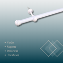 Ver imagem 2 de Varão de Cortina Colorido 2,0m 28mm 01 Und Resistente Curtinas Grande