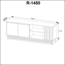 Ver imagem 4 de Combo Rack e Painel TV Amêndoa e Palha
