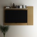 Ver imagem 5 de Combo Rack e Painel TV Amêndoa e Palha