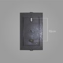 Ver imagem 3 de Arandela Frisada Policarbonato Externa e Interna Marrom St641