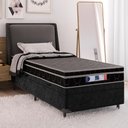 Ver imagem 3 de Cama Box Solteiro Baú Colchão Espuma Firme D33 88x188x53cm