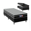 Ver imagem 1 de Cama Box Solteiro Baú Colchão Espuma Firme D33 88x188x53cm
