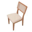 Ver imagem 2 de Mesa de Jantar Conjunto Mesa de Jantar 6 Lugares Vidro Freijó Cesare Claro 135cm Dalla Costa Mó
