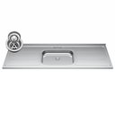 Ver imagem 6 de Balcão Gabinete com Pia Inox 150cm 3 Portas 1 Gaveta Dakota Preto/cinza - Lumil Lumil Móveis