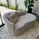 Ver imagem 4 de Sofá Orgânico Curvo Feijão Confortável Sala Estúdio Amore Bouclê Bege - Vimont Moveis