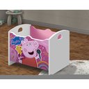Ver imagem 1 de Caixa Baú Organizadora de Brinquedos Infantil Mdf Peppa Rosa