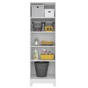 Ver imagem 5 de Armário Multiuso Lavanderia 55cm 2 Portas Staxx Branco Z17 - Mpozenato