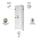 Ver imagem 4 de Armário Multiuso Lavanderia 55cm 2 Portas Staxx Branco Z17 - Mpozenato
