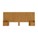 Ver imagem 4 de Cabeceira Ripada 100% MDF Ajustável 3 em 1 para Cama Casal - Queen - King Size - Super King Frida