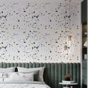 Ver imagem 1 de Papel de Parede Adesivo Granilite Colorido e Esverdeado - 2,5m