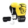 Kit Boxe Luva Pretorian 14oz Bucal e Bandagem Amarelo - 3
