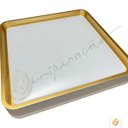 Ver imagem 7 de Luminária de Teto Plafon Quadrado Sobrepor 38x38 Led Multicor 3 em 1 Bivolt 25w Moderno