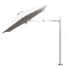 Ombrelone Lateral Bege - 2,40m de Diâmetro - em Alumínio - para Fixação no Piso - Persianet - 3