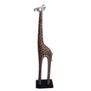 Ver imagem 2 de Estátua Girafa Mosaico Luxo Resina
