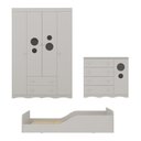 Ver imagem 7 de Quarto Infantil Completo com Minicama Montessoriana e Colchão Incluso Sonho Multimóveis MP4902 Off
