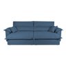 Sofá Retrátil Reclinável 2,30m Nivus Azul c/ Molas Ensacadas - King House - 5