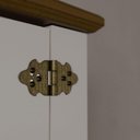 Ver imagem 6 de Kit Cozinha Retrô 4p 2g Off White-nogueira Cristaleira