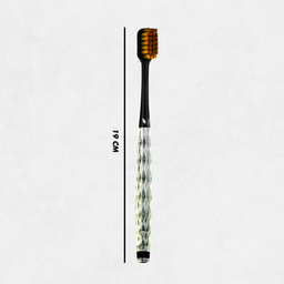Kit 3 Escovas de Dente com Cabo de Cristal Escovação Suave - 2
