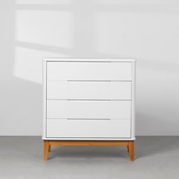Kit Quarto Infantil Boom com Pés Square Mel - Berço + Guarda-roupa + Poltrona de Amamentação Balanço - 5