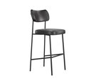 Ver imagem 3 de Kit 02 Banquetas Alta Mila Cozinha Bar Gourmet Courissimo Preto Mila