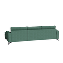 Ver imagem 3 de Sofá 3 Lugares Living Fixo Viena com Chaise 2,40m em Linho:verde Floresta