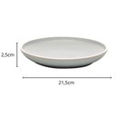 Ver imagem 3 de Kit 50 Pratos de Sobremesa Melamina 21,5cm Wolff Restaurante Class Cinza Buffet