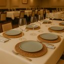 Ver imagem 4 de Kit 50 Pratos de Sobremesa Melamina 21,5cm Wolff Restaurante Class Cinza Buffet