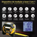 Ver mais imagens de Trena Digital Visor Lcd Multifuncional Medição Laser 40m