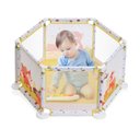 Ver imagem 1 de Cercadinho Infantil Playpen Maxi Baby Azul 99x99x50cm