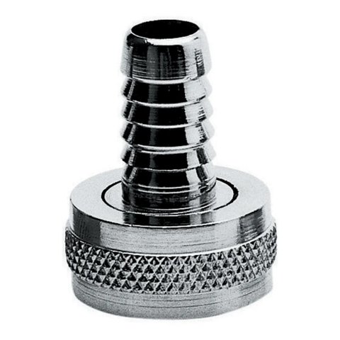 Bico De Torneira Metal 100% Latão Cromado Para Mangueira