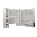Ver imagem 5 de Guarda-Roupa Casal 11 Portas 6 Peças Modulado Cairo Branco/Neve