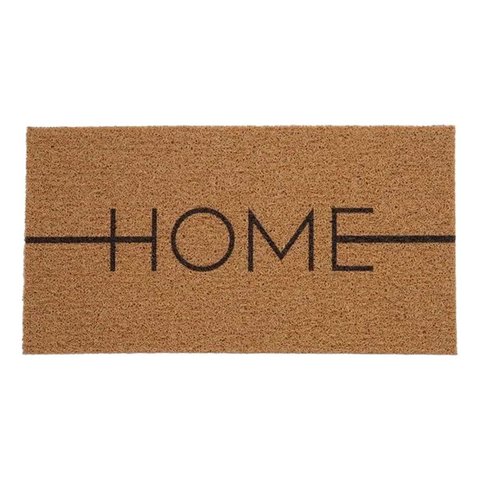 Capacho Tapete Porta Entrada Home Bege 0,40x0,75m Kapazi