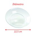 Ver imagem 5 de Kit Jogo Prato Fundo Sopa Transparente 12 Peças 22,5cm