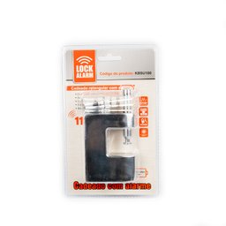 CADEADO RETANGULAR LOCK ALARM MODELO KBSU100 - 6