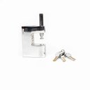 Ver imagem 5 de CADEADO RETANGULAR LOCK ALARM MODELO KBSU100